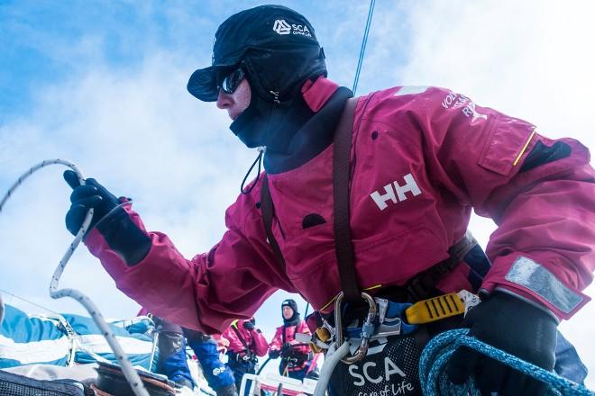 Onboard Team SCA - Stacey Jackson - Volvo Ocean Race 2015 © Anna-Lena Elled/Team SCA